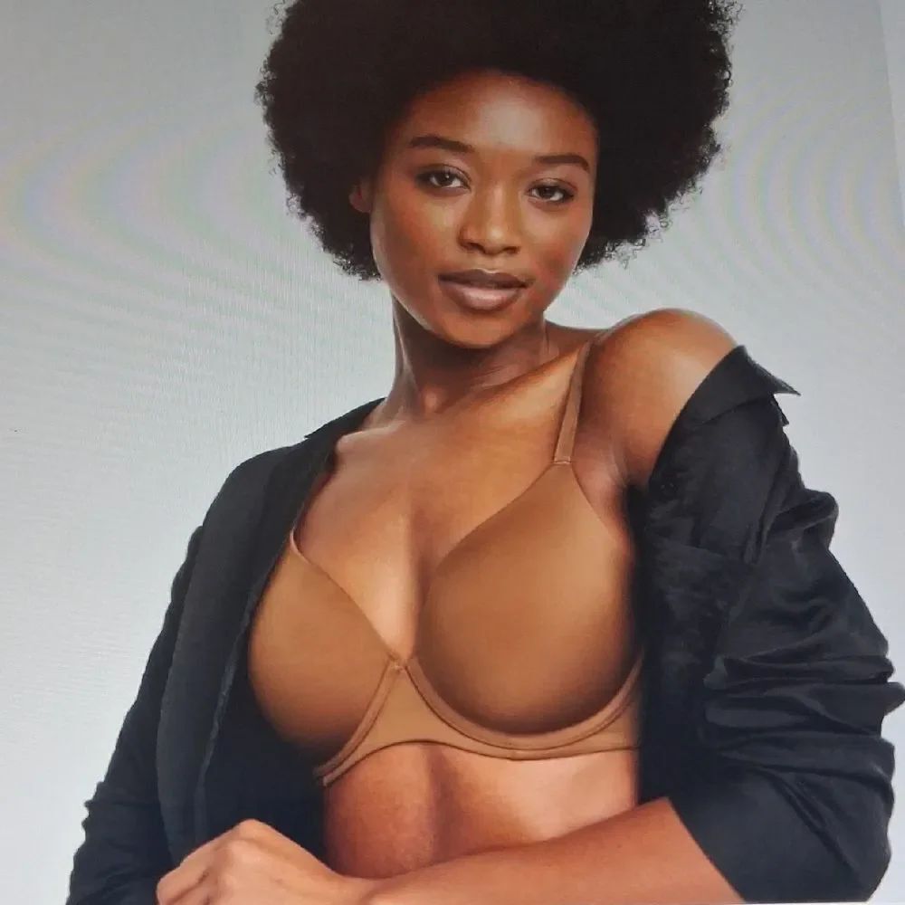 Auden Smooth T-Shirt Underwire Bra in Brown 34C New With Tags